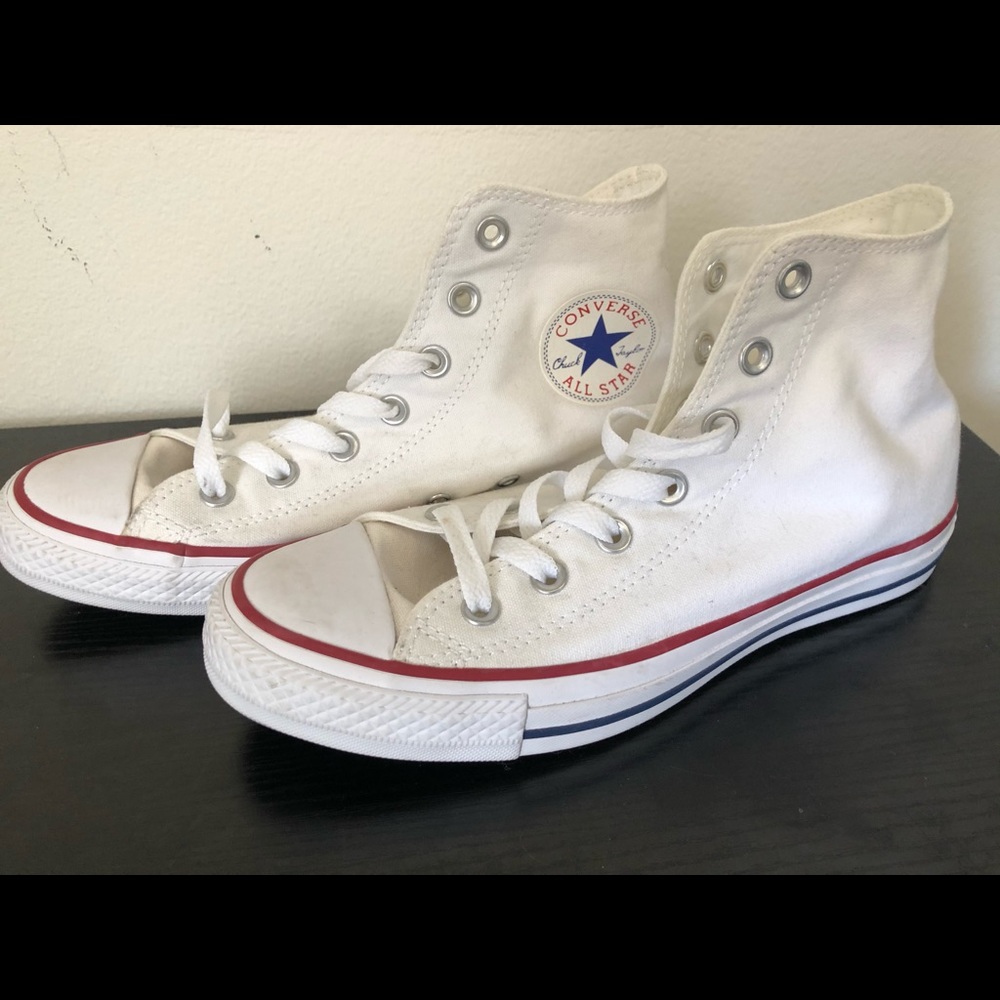Ivory Converse High Tops (Never worn!!!)
